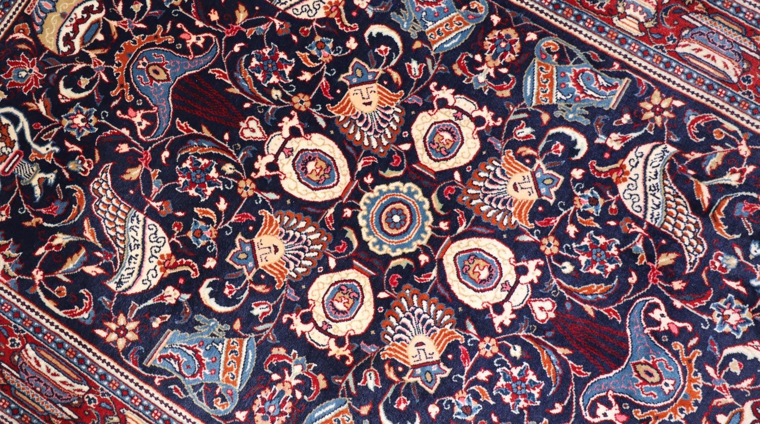Perserteppich - Classic 164 x 106 cm - dunkelblau