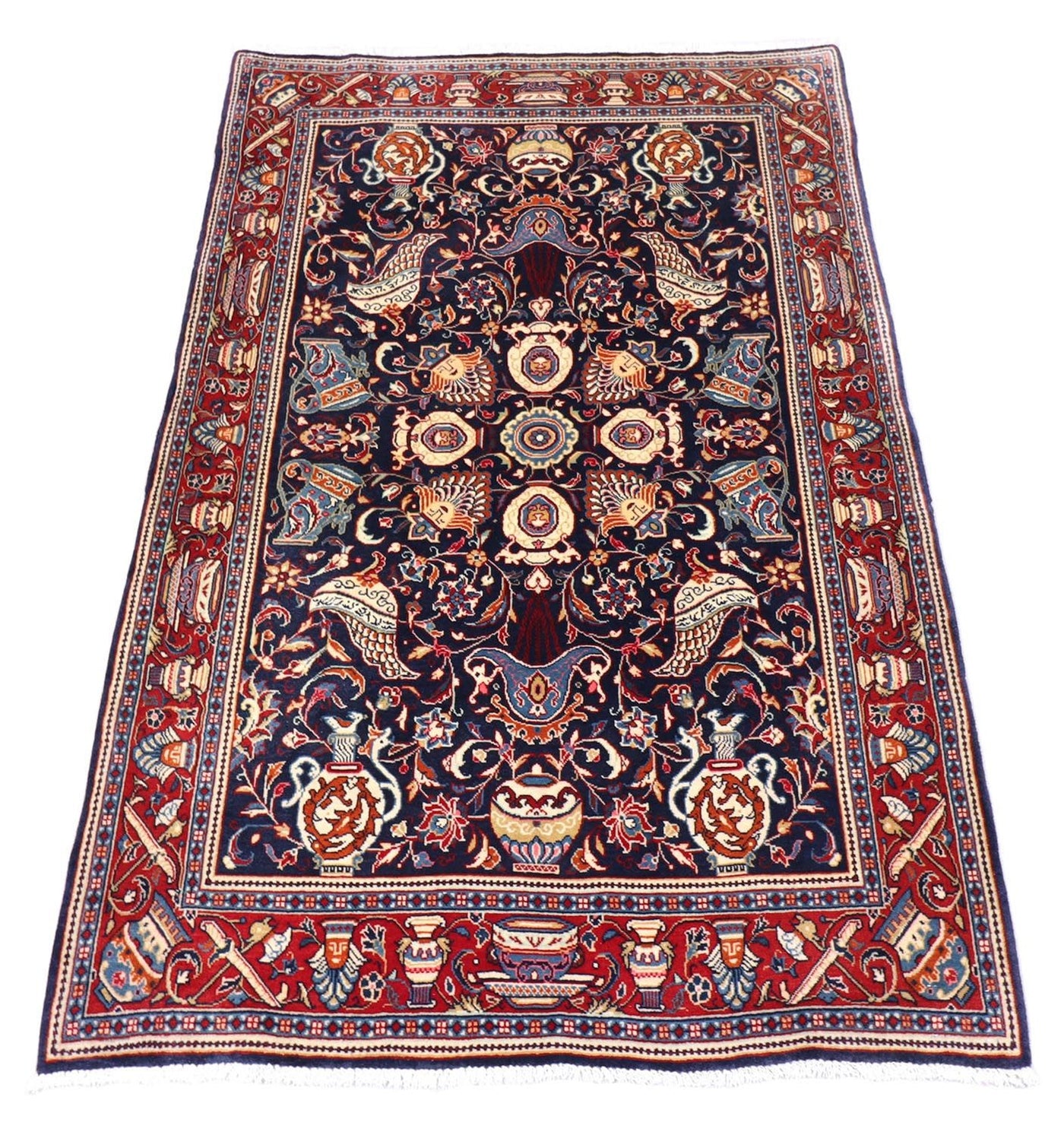 Perserteppich - Classic 164 x 106 cm - dunkelblau