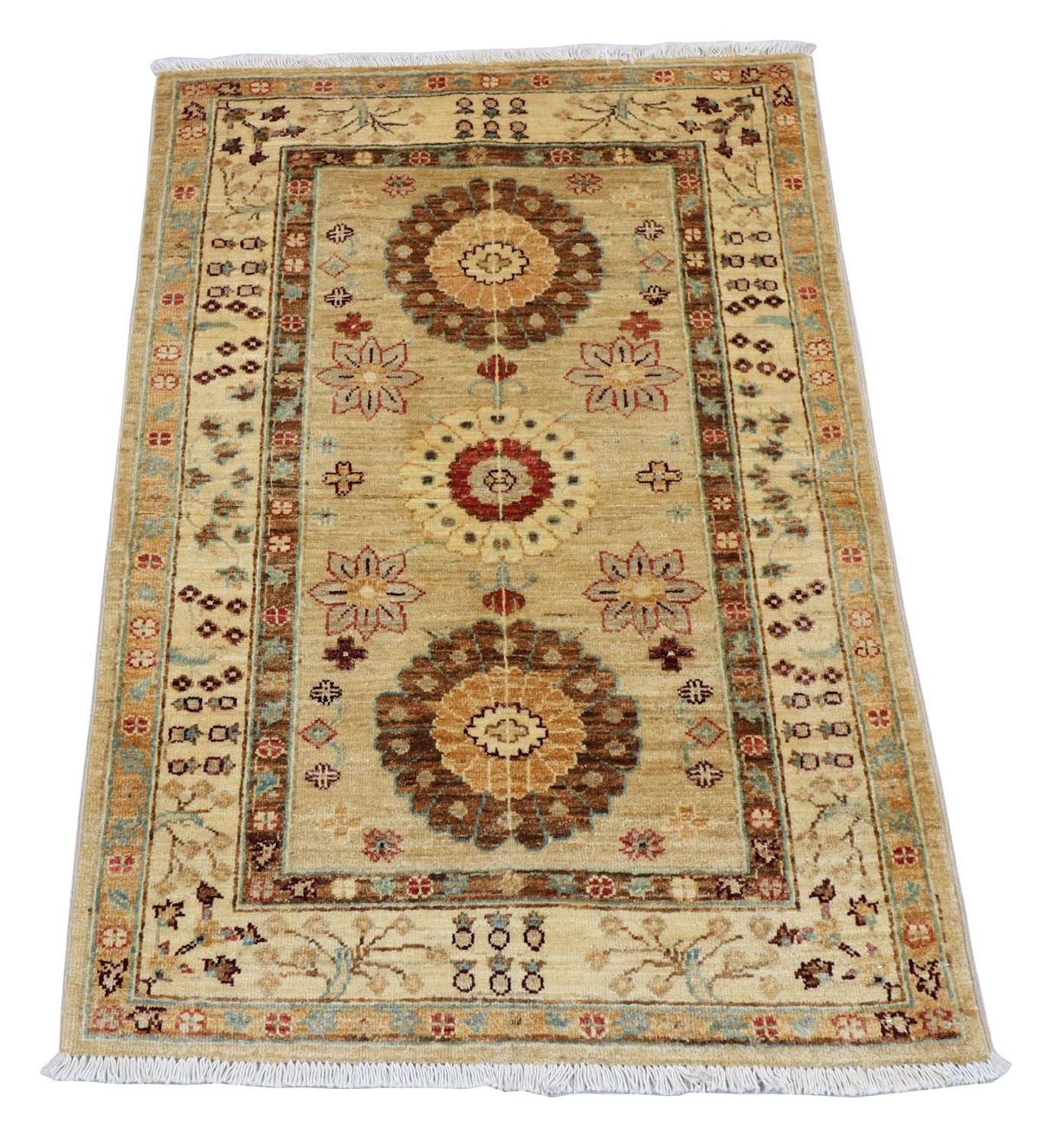 Ziegler Teppich 117 x 82 cm - beige