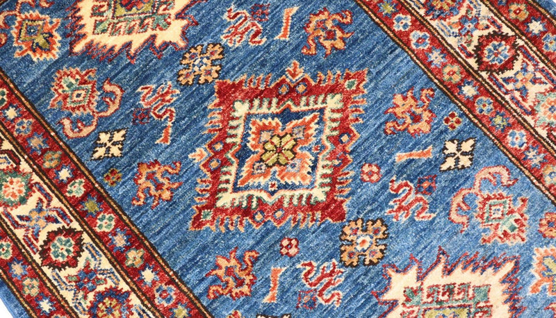 Ziegler Teppich - Kazak 118 x 82 cm - türkis