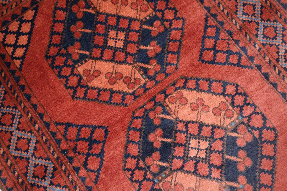 Afghan Teppich 120 x 92 cm - rot