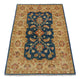 Ziegler Teppich 120 x 80 cm - seeblau