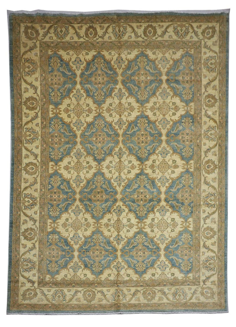 Ziegler Teppich 354 x 264 cm - türkis