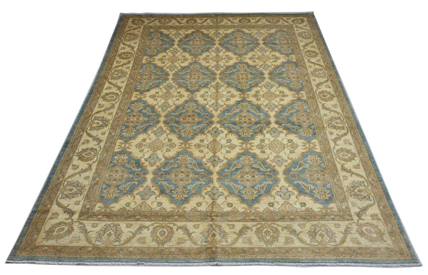 Ziegler Teppich 354 x 264 cm - türkis