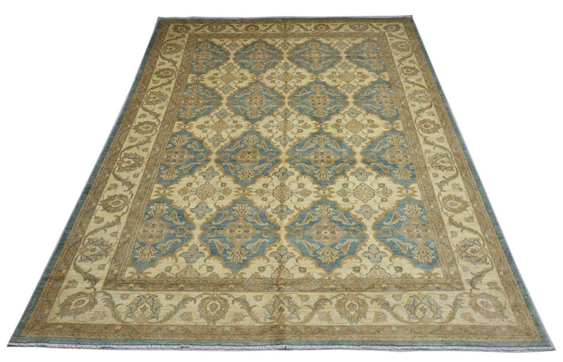 Ziegler Teppich 354 x 264 cm - türkis