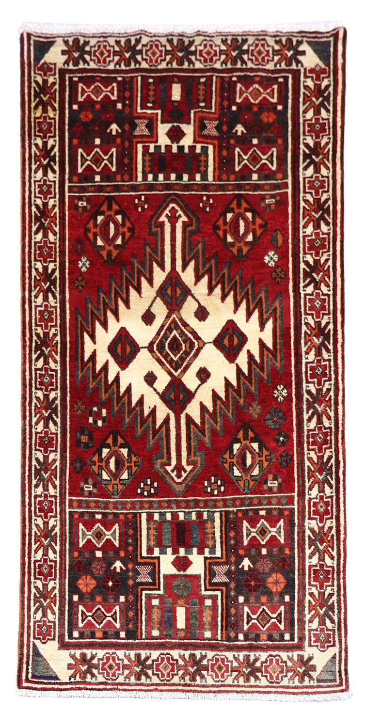 Perserteppich - Nomadic 245 x 135 cm - rot