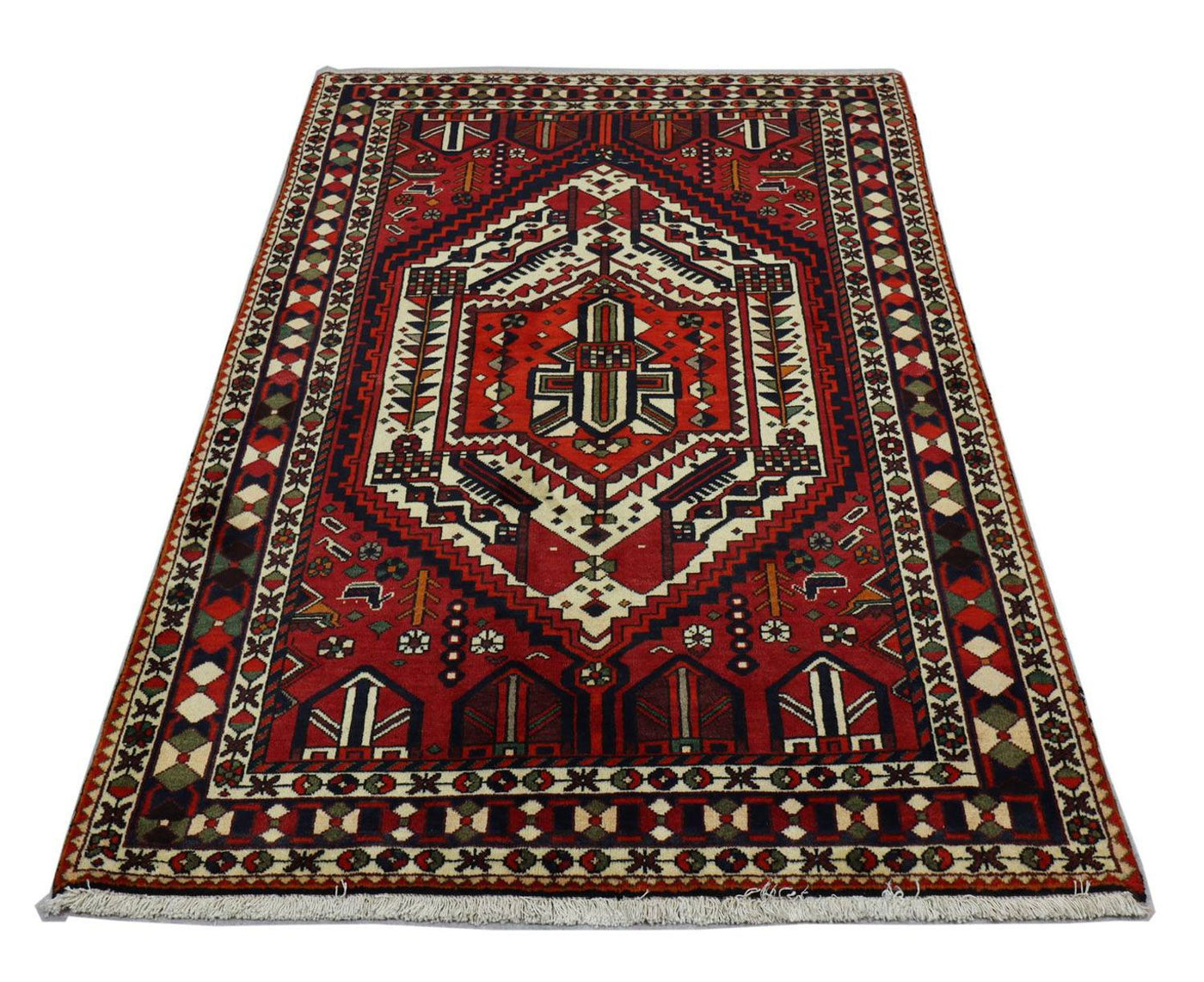 Perserteppich - Nomadic 210 x 149 cm - rot