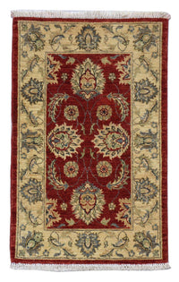 Ziegler Teppich 89 x 60 cm - rot
