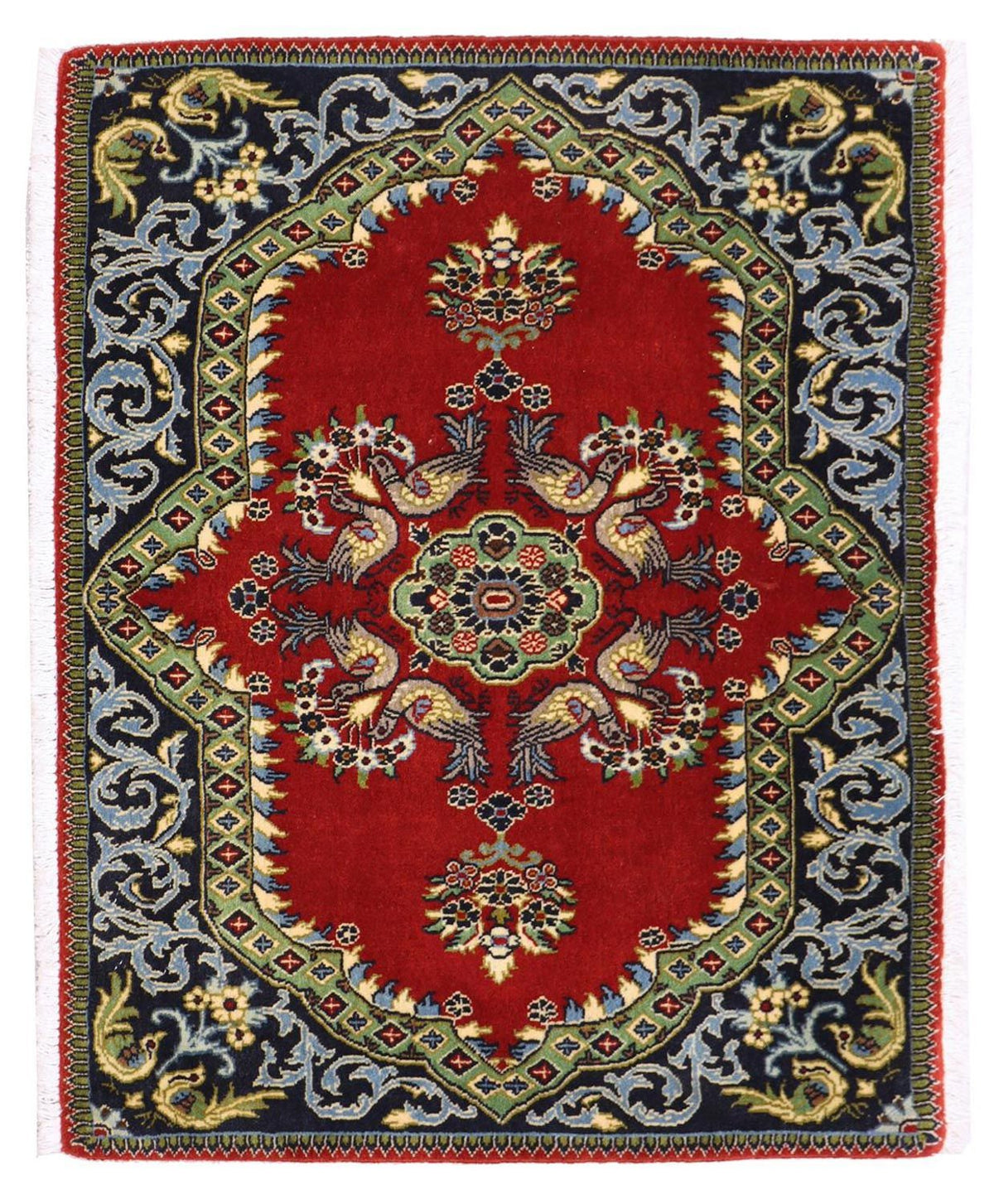 Perserteppich - Keshan 73 x 97 cm - rot