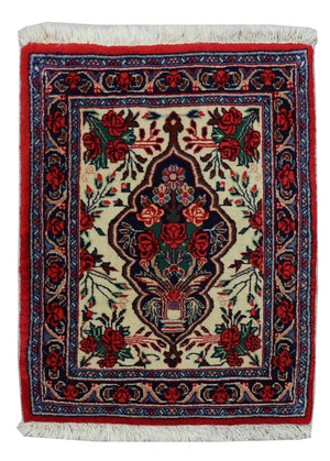 Perserteppich - Bidjar 67 x 55 cm - rot