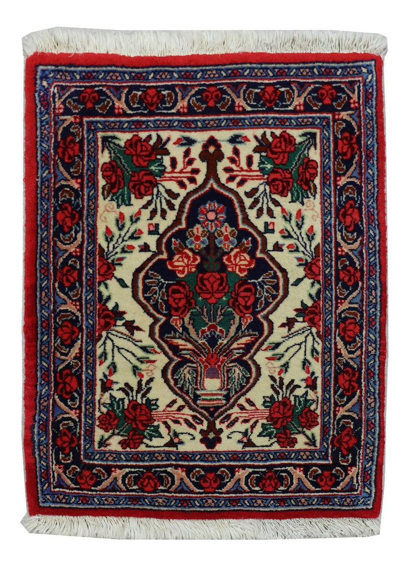 Perserteppich - Bidjar 67 x 55 cm - rot