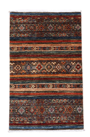 Ziegler Teppich 127 x 84 cm - mehrfarbig