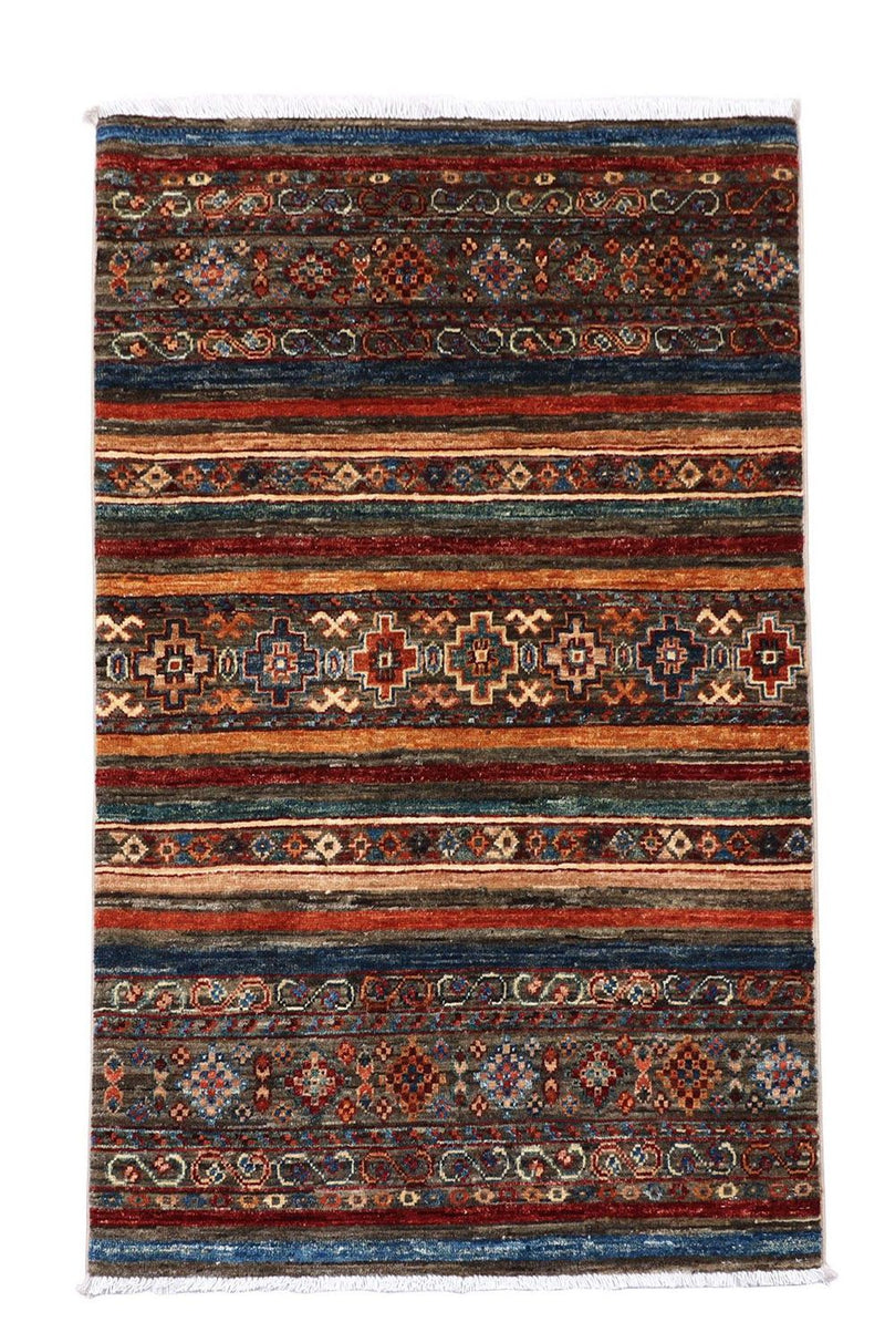 Ziegler Teppich 127 x 84 cm - mehrfarbig