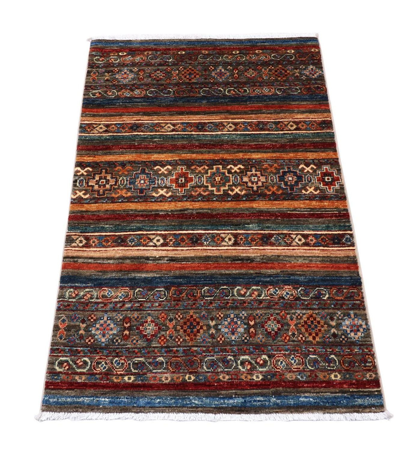 Ziegler Teppich 127 x 84 cm - mehrfarbig