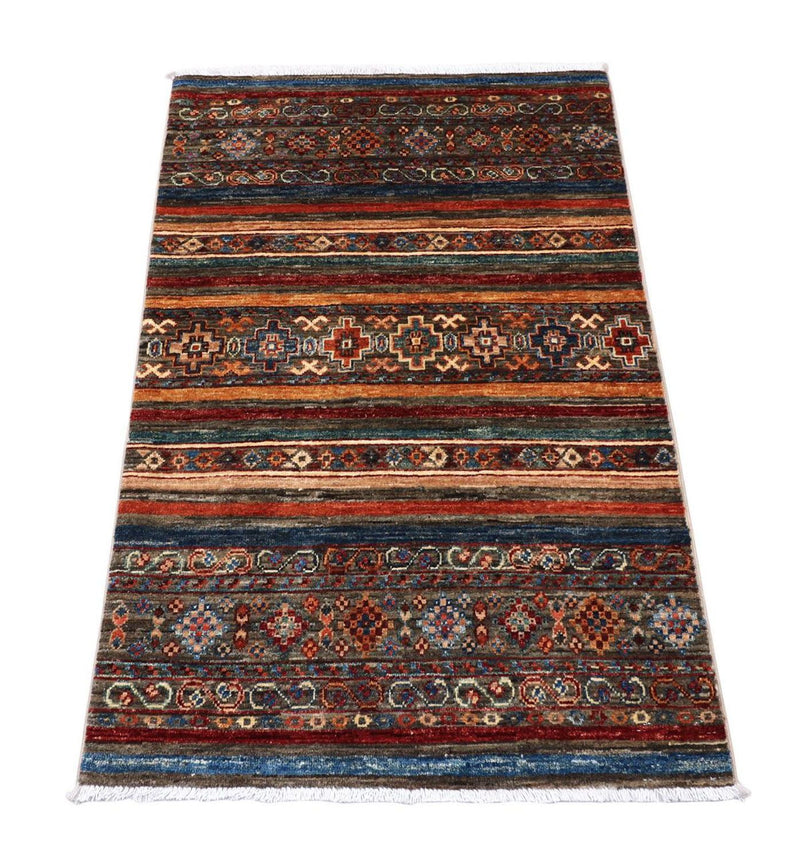 Ziegler Teppich 127 x 84 cm - mehrfarbig