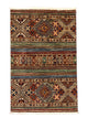 Ziegler Teppich 126 x 82 cm - dunkelrot