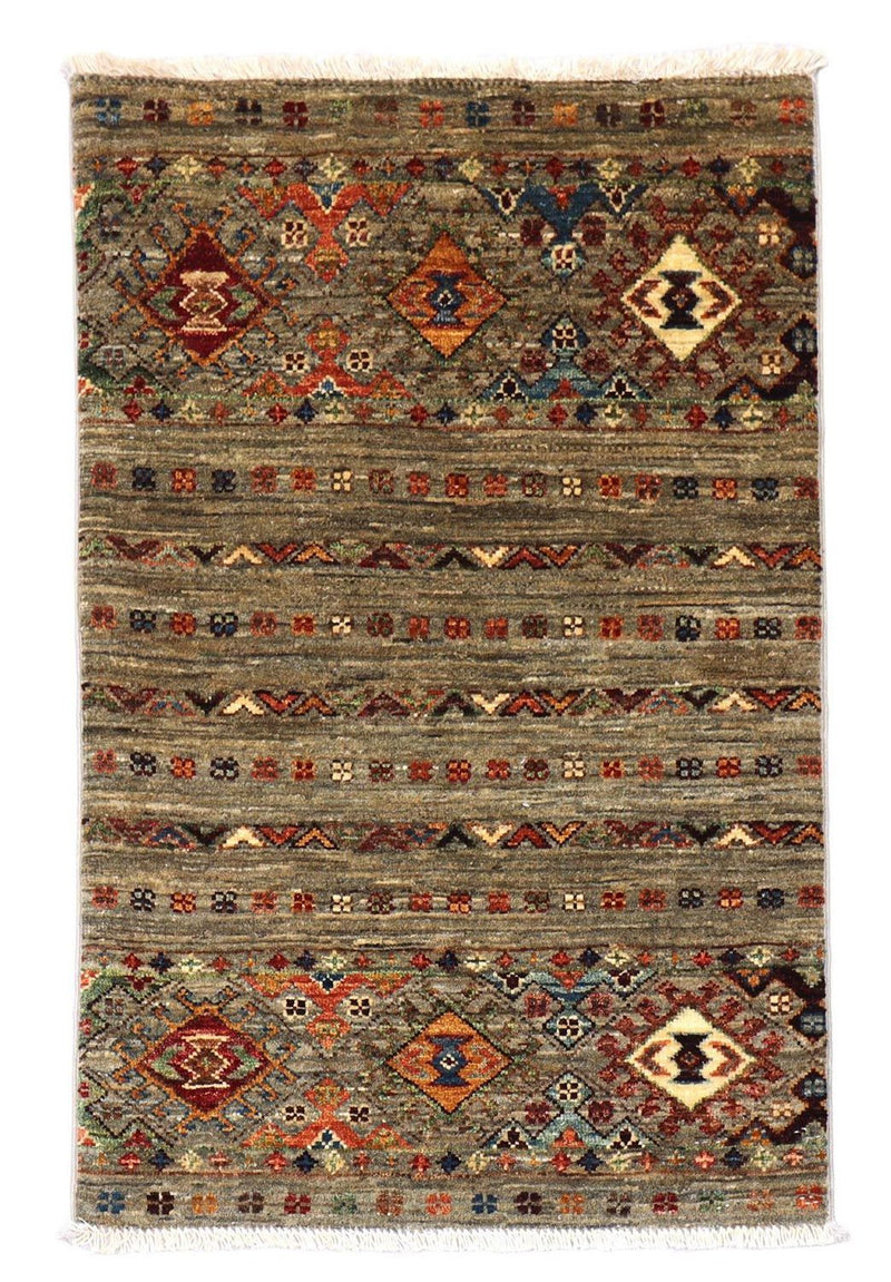 Ziegler Teppich 91 x 63 cm - olivgrün