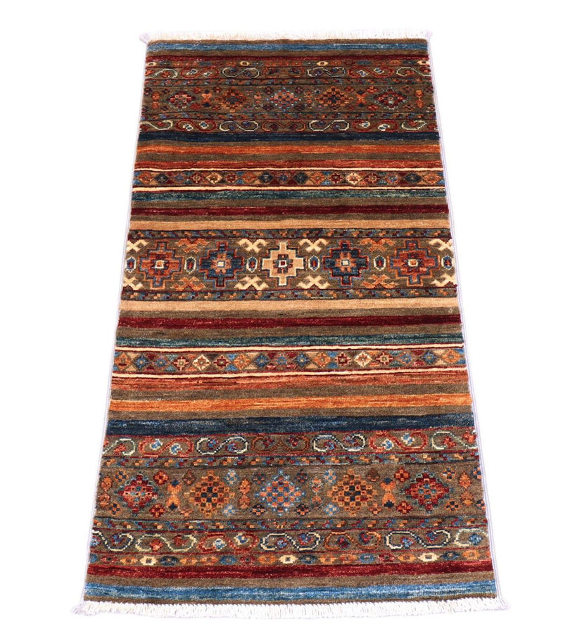 Ziegler Teppich 103 x 58 cm - grau