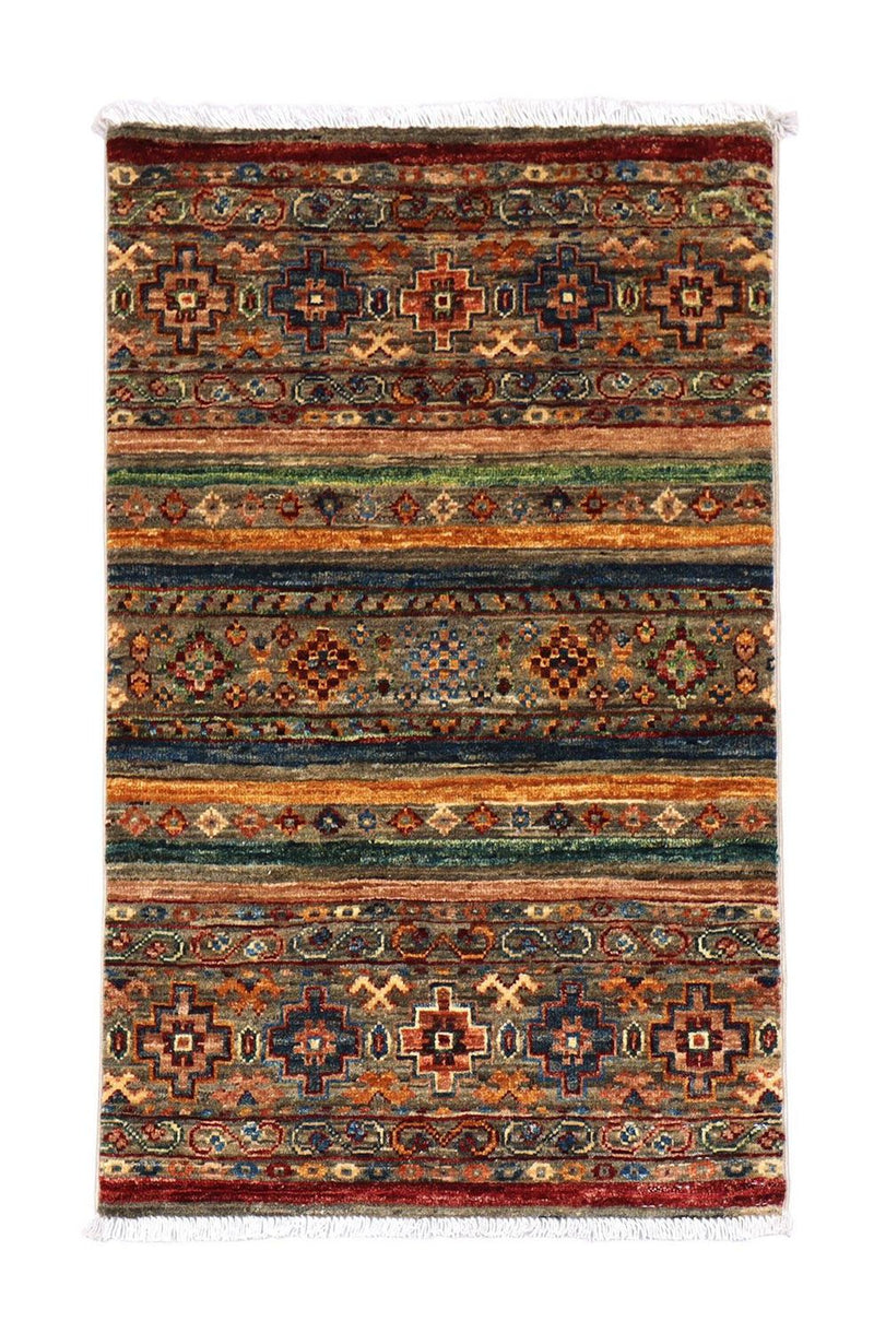 Ziegler Teppich 100 x 62 cm - mehrfarbig