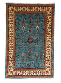 Ziegler Teppich 299 x 206 cm - seeblau
