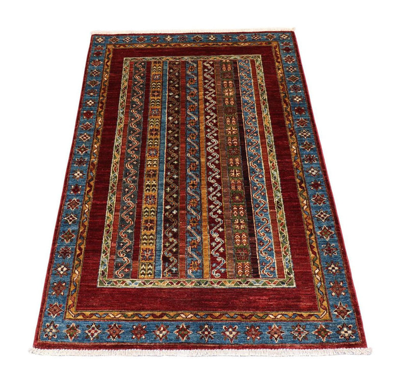 Ziegler Teppich 152 x 103 cm - dunkelblau