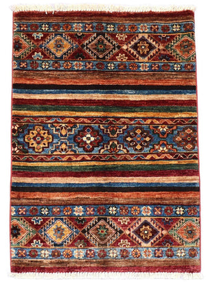 Ziegler Teppich 88 x 65 cm - rot