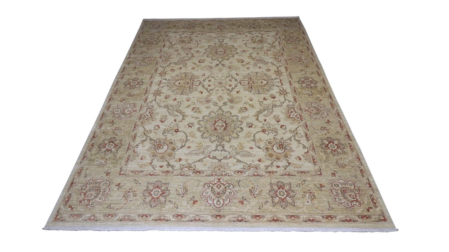 Ziegler Teppich 382 x 276 cm - grau