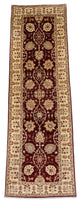 Ziegler Teppich 280 x 91 cm - dunkelrot