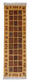 Ziegler Teppich 248 x 81 cm - dunkelrot