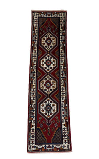 Turkaman Teppich 290 x 71 cm - rot