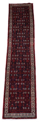 Perserteppich - Nomadic 403 x 87 cm - dunkelblau