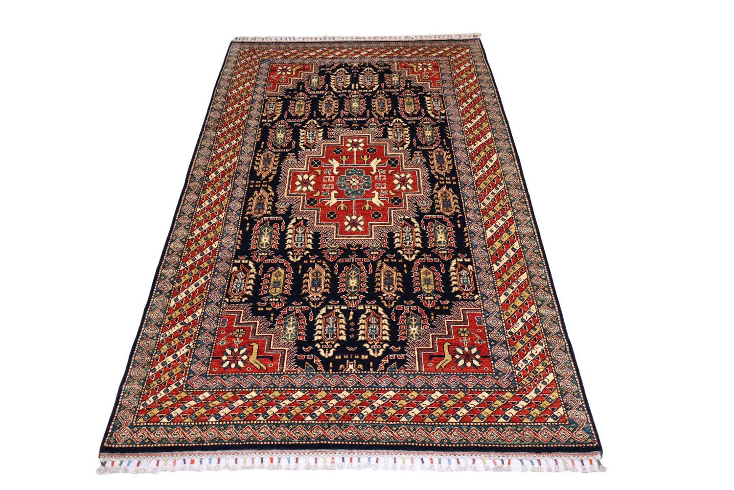 Ziegler Teppich 268 x 175 cm - dunkelblau
