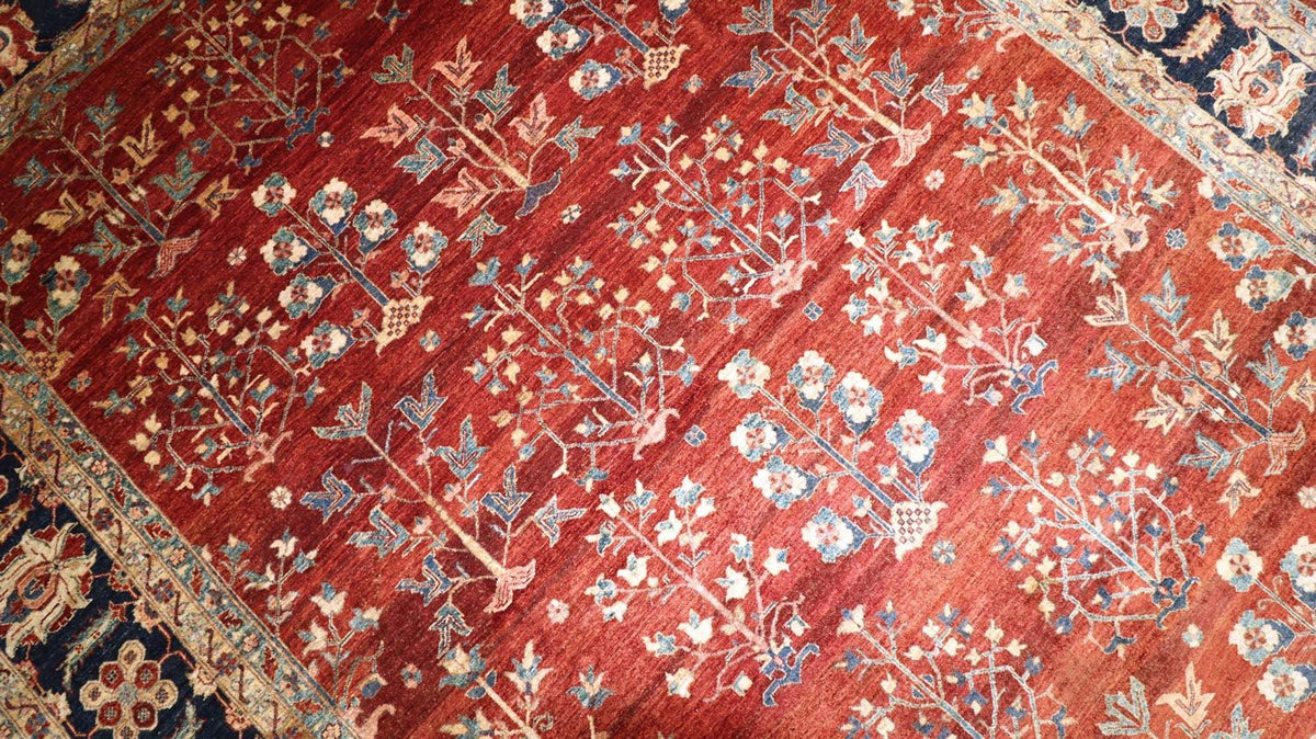 Ziegler Teppich 376 x 296 cm - rot