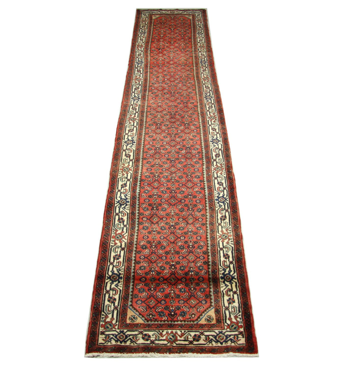 Perserteppich - Nomadic 404 x 81 cm - rot