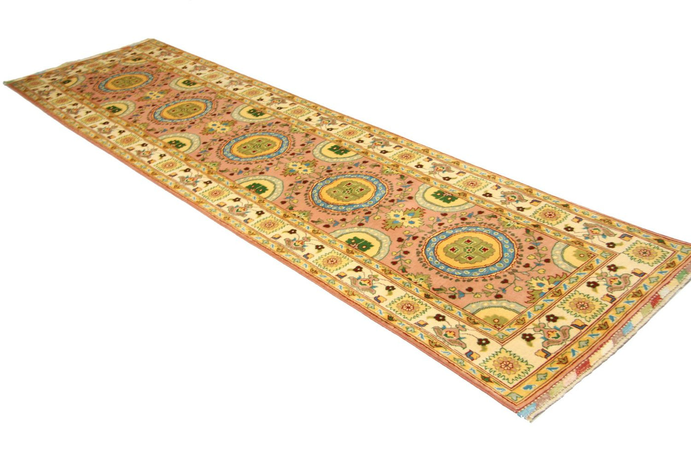 Ziegler Teppich 309 x 82 cm - mehrfarbig