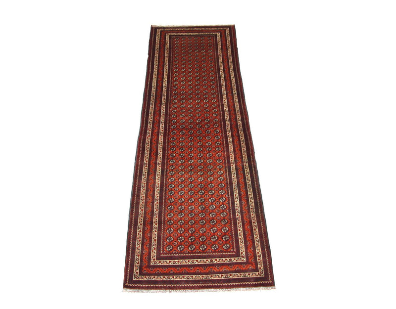 Afghan Teppich - Buchara 290 x 89 cm - rot