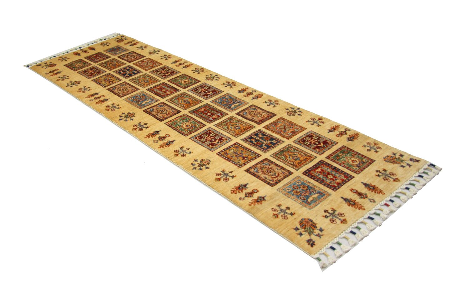 Ziegler teppich - Bachtiari 248 x 81 cm - gold