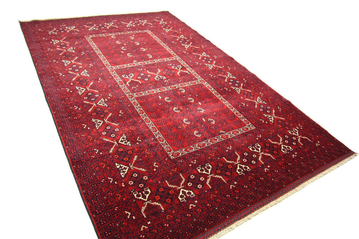 Afghan Teppich 250 x 166 cm - rot
