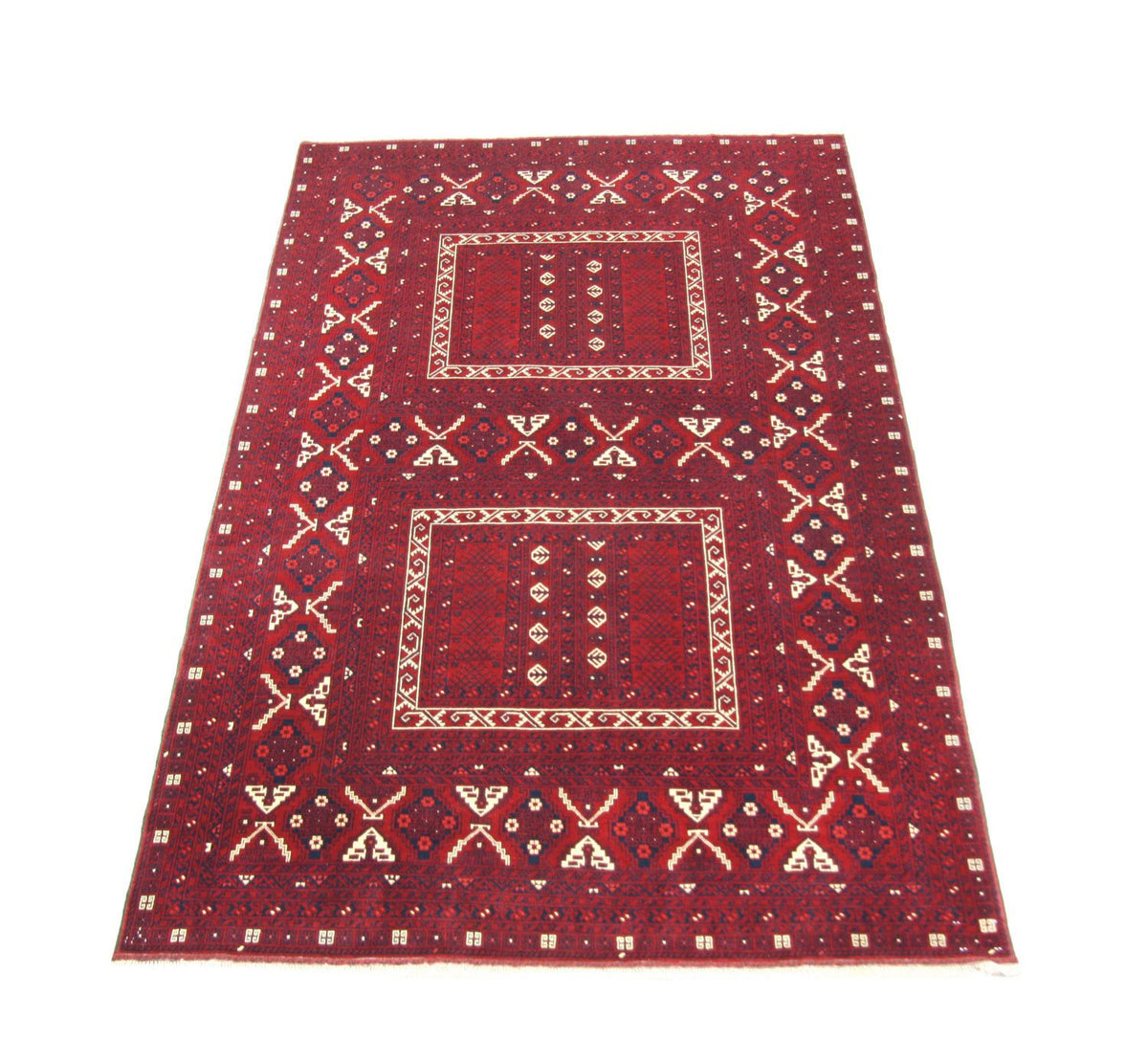 Afghan Teppich 250 x 157 cm - rot