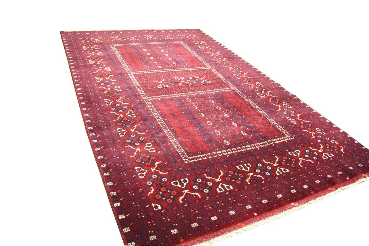 Afghan Teppich 250 x 157 cm - rot