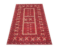 Afghan Teppich 252 x 166 cm - rot