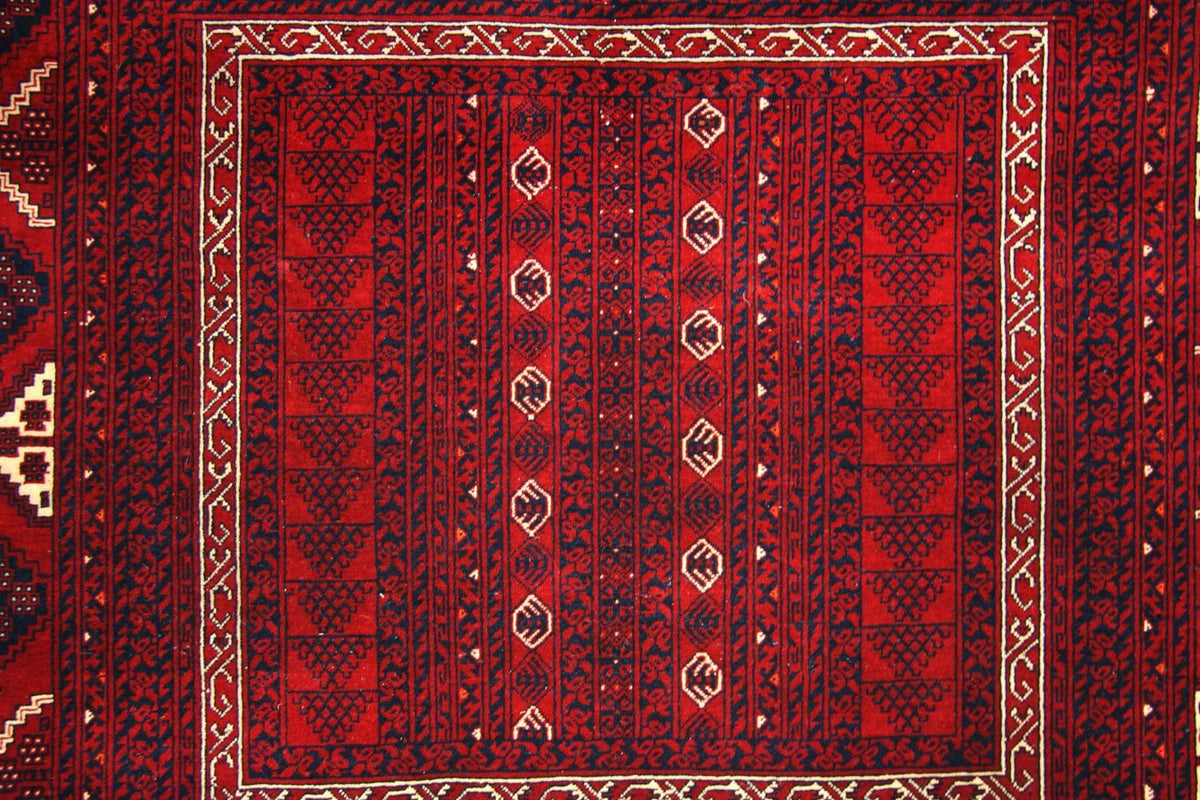 Afghan Teppich 246 x 163 cm - rot