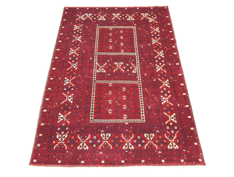 Afghan Teppich 248 x 158 cm - rot