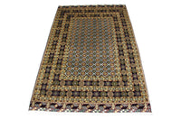 Afghan Teppich 298 x 199 cm - blau