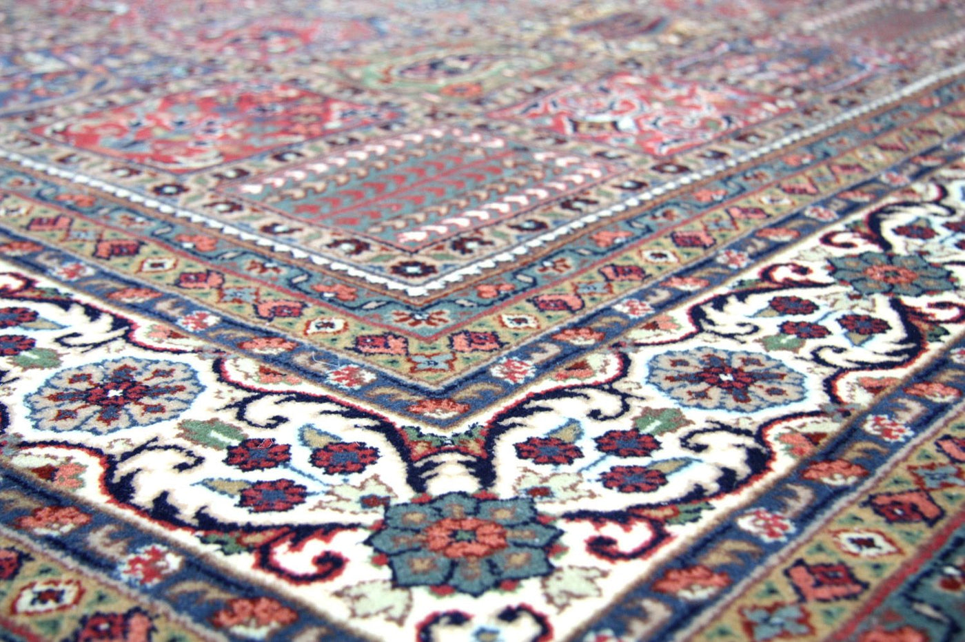 Perserteppich - Nomadic 301 x 198 cm - blau