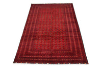 Afghan Teppich - Buchara 293 x 192 cm - rot