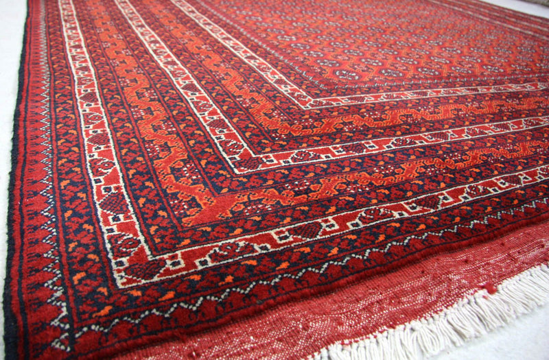 Afghan Teppich - Buchara 296 x 191 cm - rot