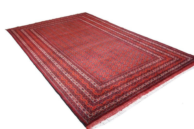 Afghan Teppich - Buchara 296 x 191 cm - rot