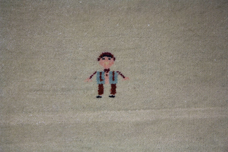 Gabbeh Teppich - Loribaft Perser 260 x 190 cm - grün