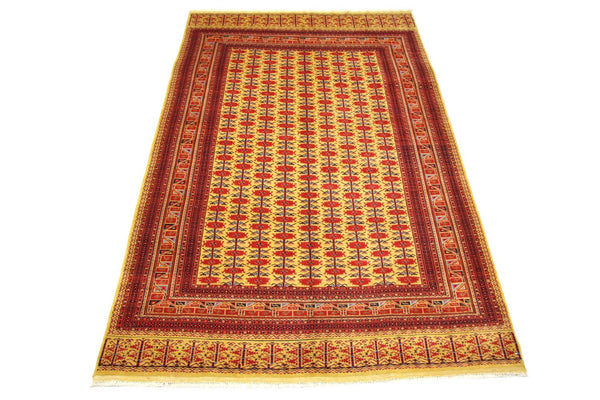 Afghan Teppich - Buchara 298 x 200 cm - gold
